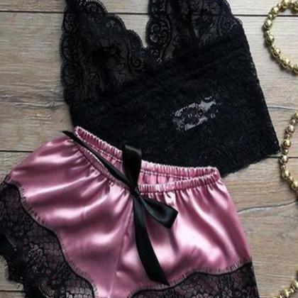 Sexy Lace Underwear Two-Piece Set