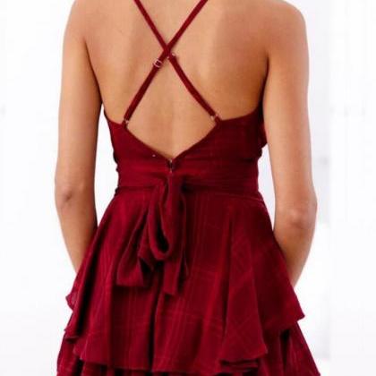 Sexy Backless V-neck Sling Rompers ..