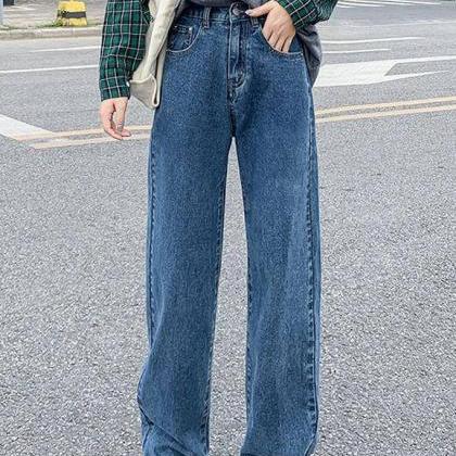 Fashion Women Loose High Waist Jeans