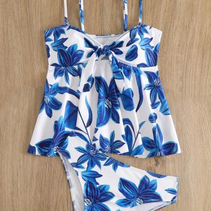 Womens Sling Floral Print Bikini Set