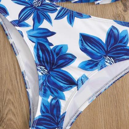 Womens Sling Floral Print Bikini Set