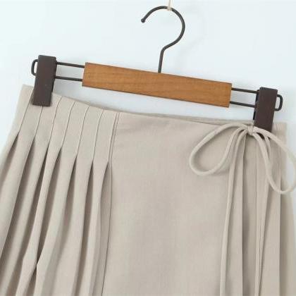 Casual High Waisted Mini Skirt
