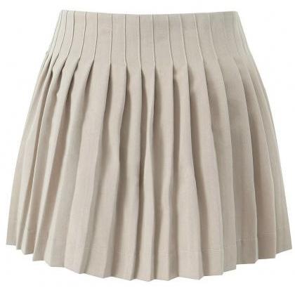 Casual High Waisted Mini Skirt