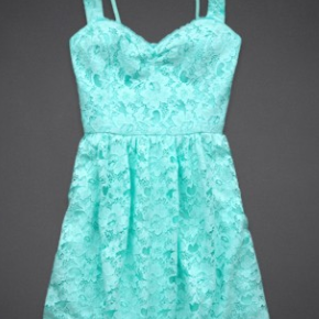 Sling Stitching Lace Dress Ax082801ax
