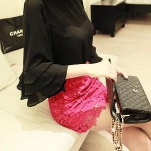Slim Package Hip Lace Skirts Ax091305ax