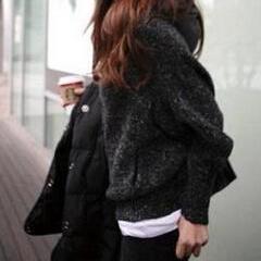 Bat Loose Hooded Sweater Coat Ax091406ax