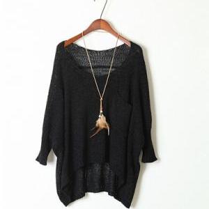 Loose Knit Sweater Coat Ax091812ax