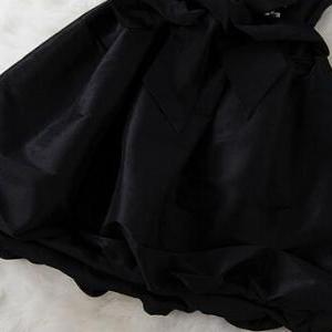 Fashion Embroidered Black Dress Ax092103ax