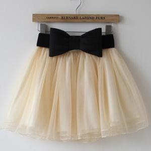 Lace Bow Skirt AX092714ax