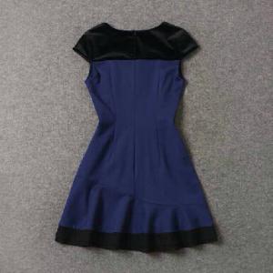 Slim Short-sleeved Dress Ax093004ax