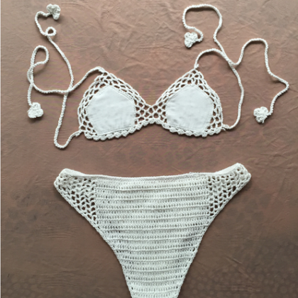 Sexy Knitting Bikini Swimsuit