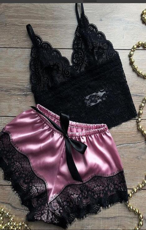 Sexy Lace Underwear Two-Piece Set