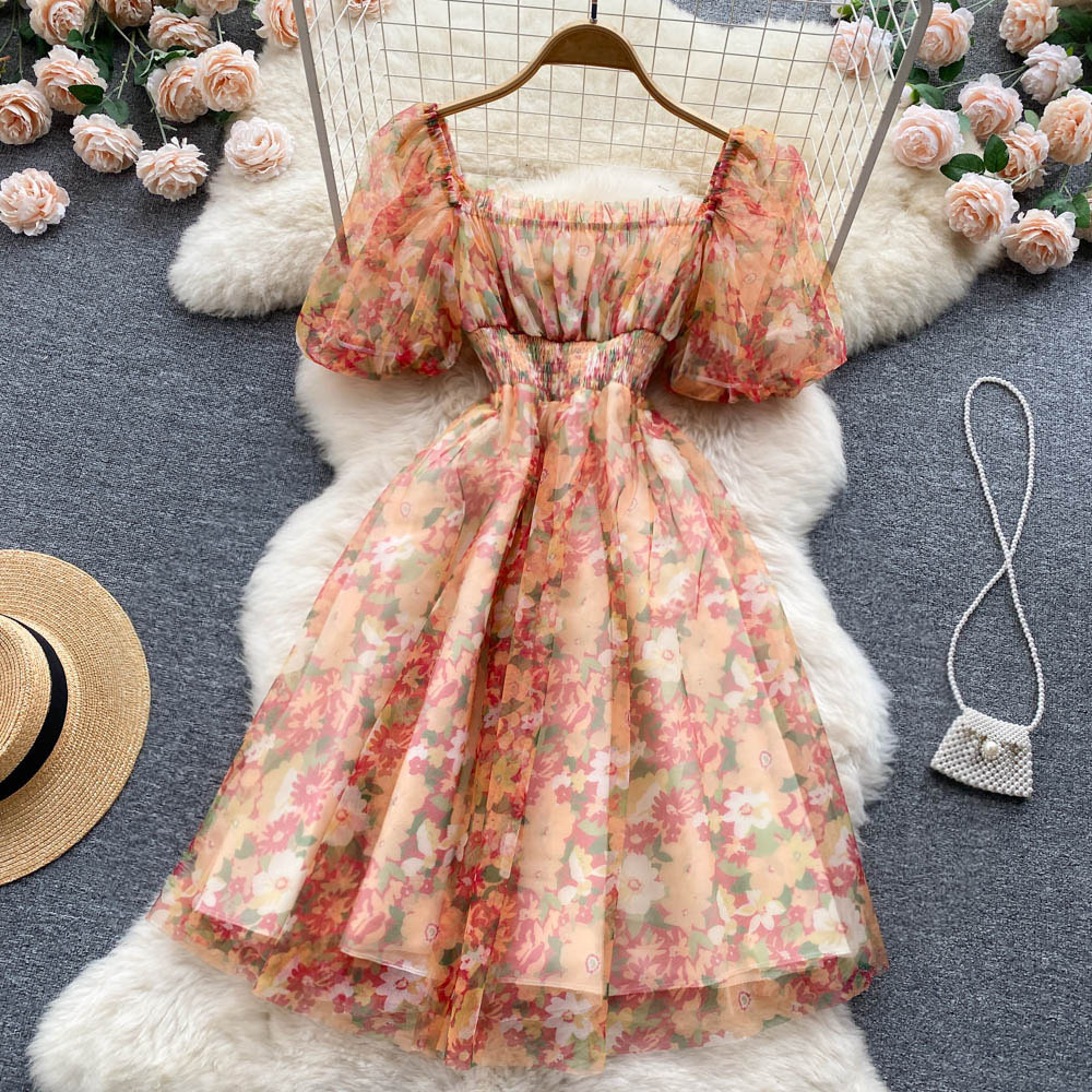 chinese dress ladies Self-Portrait - Cream Lace Flower Maxi Dress main image 1