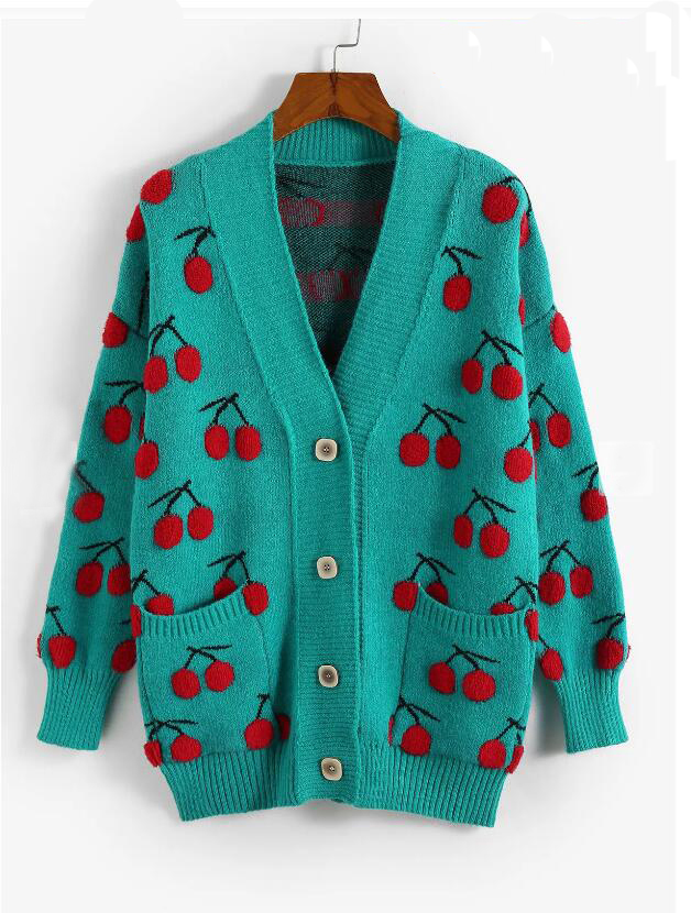 Cardigan Button Up Dual Pocket Knitted Coat