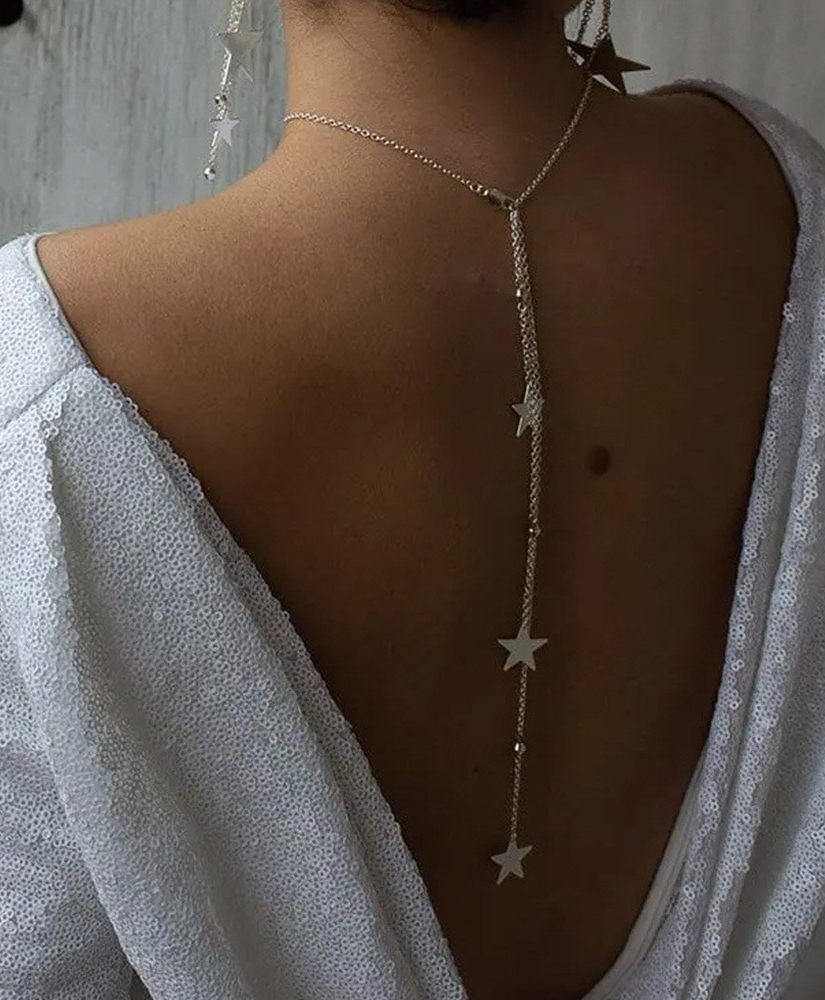 Backdrop Sexy Lariat Back Necklace