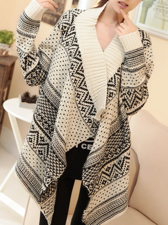 Fashion Long-sleeved Cardigan Sweater Coat Ax090311ax