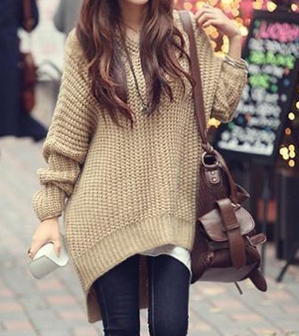 Casual Knit Hooded Sweater Ax090501ax