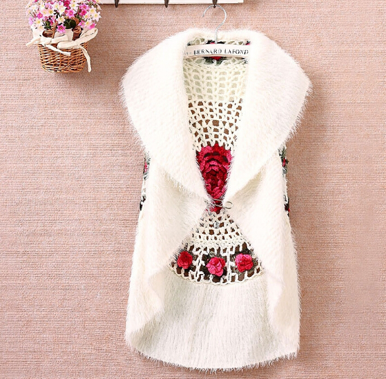 Fashion Embroidered Knit Cardigan Jacket Ax091810ax