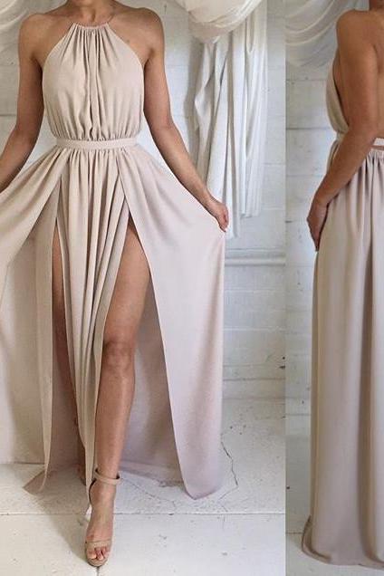 Fashion Sleeveless Backless Dress